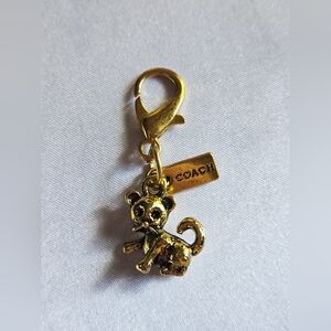 Coach Gold Kitten Bag Charm